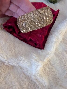 Gold Crystal Pavé Women's Bracelet